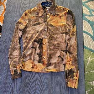 Cache Sparkly Top- Like New